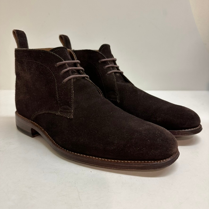 New Heels Grenson Marcus Desert Boots Brown Suede Chukkas Euc 8.5